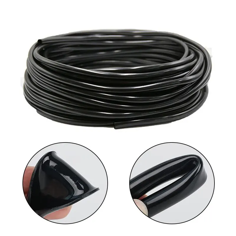 10m Black Drip Irrigation Hose Perfect for DIY Garden Irrigation System Or as Blank Distribution Tubing for Any Garden