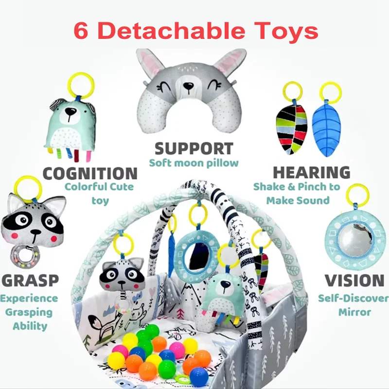 4in1 الطفل تلعب حصيرة سميكة الوليد الاطفال النشاط رياضة الزحف بطانية الرضع لوحة ألعاب اللياقة البدنية السجاد التعليم المبكر لعبة هدية