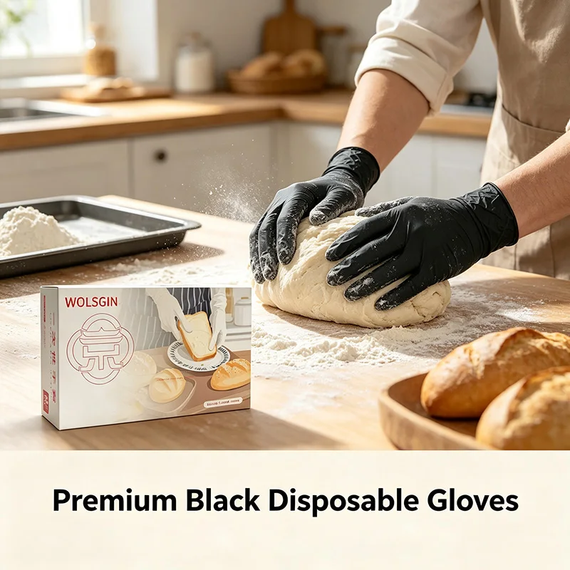 10/50/100pcs Disposable Nitrile Gloves, Highly Elastic, Suitable for the Kitchen, baking, Tattoos, Nails, and Household Cleaning