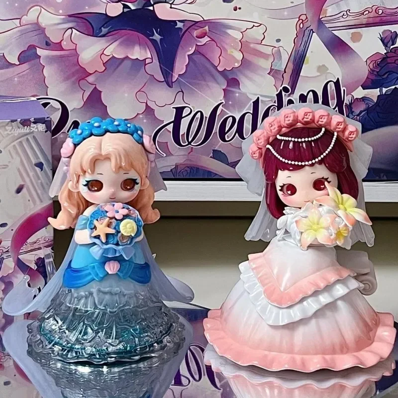 

New Ziyuli My Own Wedding Series Blind Box Kawaii Ziyuli V6 Mystery Box Action Figure Doll Model Surprise Collection Kids Gifts