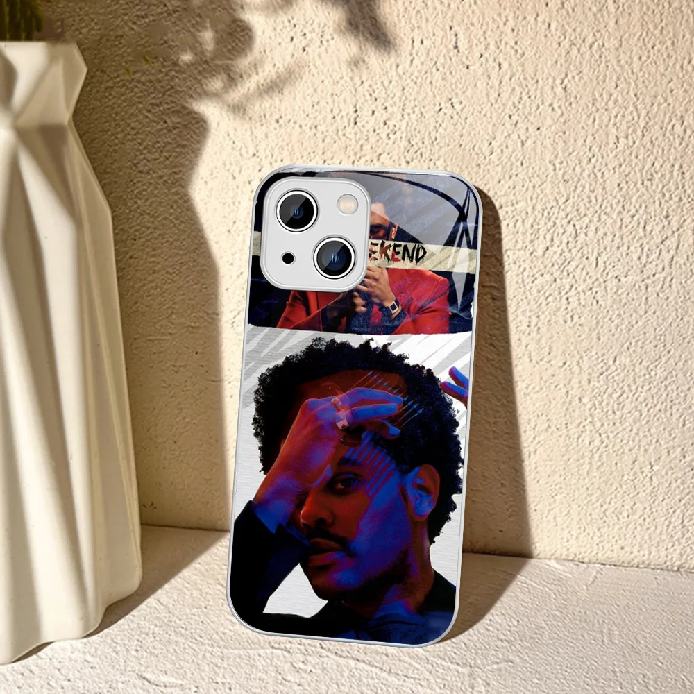 Weeknd XO 휴대폰 케이스, 아이폰 15, 13, 12 미니, 11 프로, XS 맥스, X, XR, 14 플러스, 강화 유리 커버