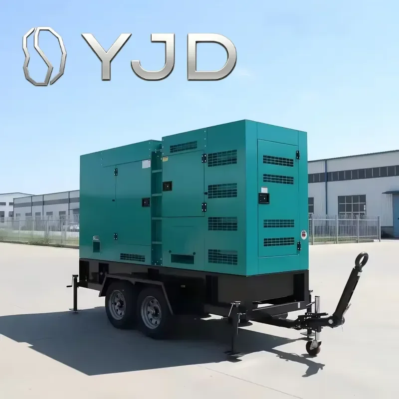 Hot Sale High Quality Engine Portable Power Generator Hot Sale Cumminss 187.5KVA 150Kw Trailer Portable Silent Type