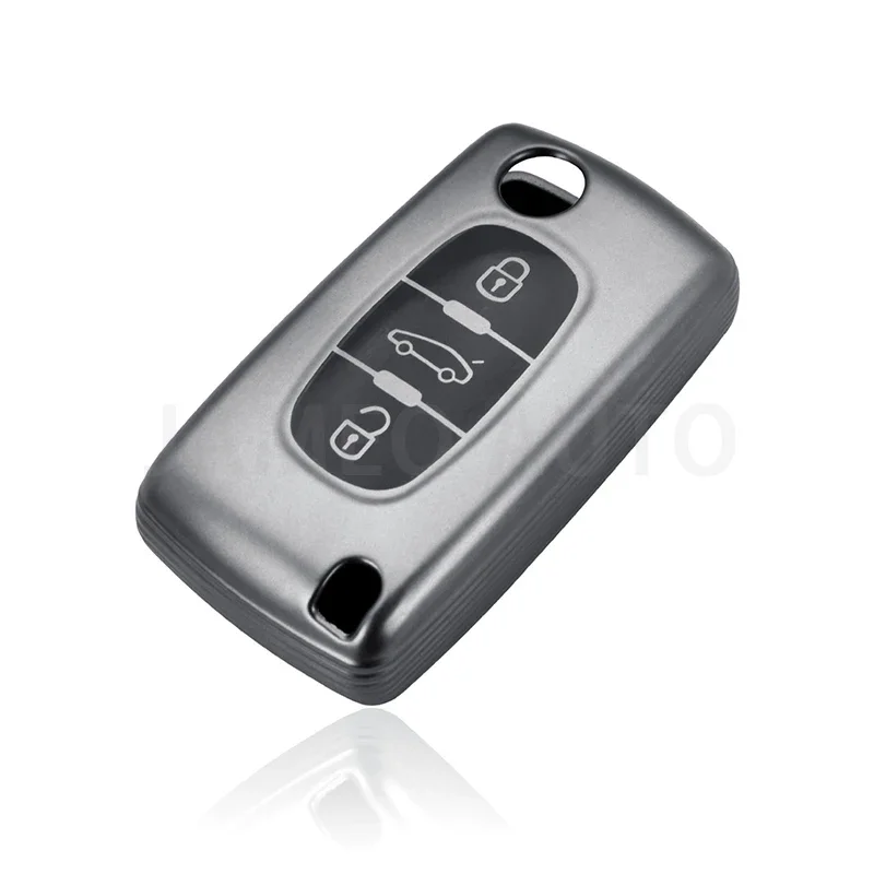 For Peugeot 308 207 307 3008 5008 807 For Citroen C2 C3 C4 C5 C6 C8 Car Key Remote 2 3 Buttons Flip Key Shell Case CE0523 CE0536