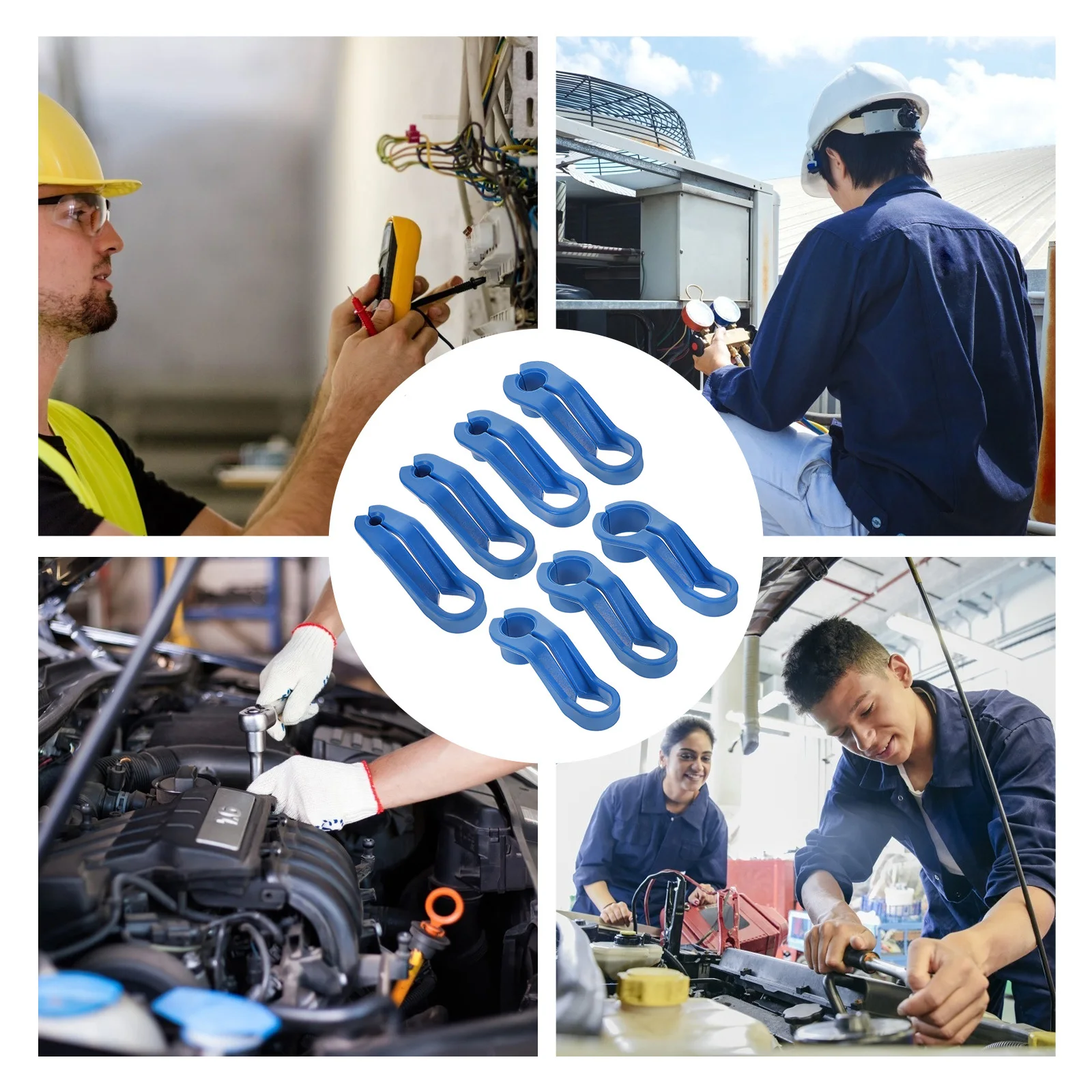 

1 set 1 Set Of Cold Gas Tube Removal Tool Durable Lightweight For Car Ac Pipe Disassembling Air Conditioning Clip Remover Auto