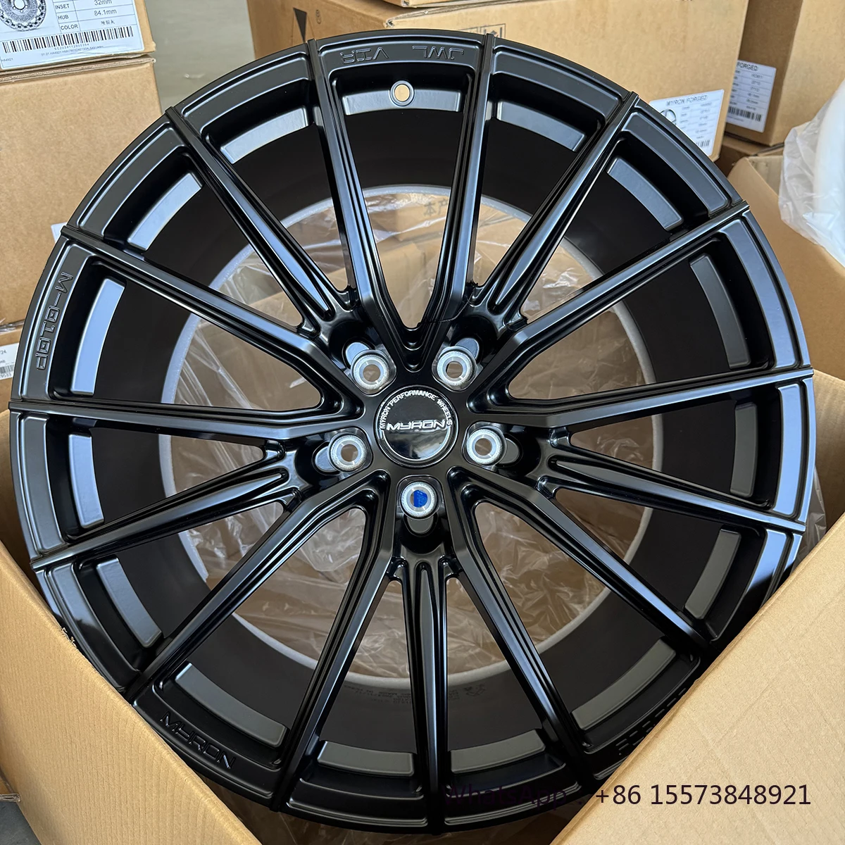 

High Quality 6061-T6 Forged Aluminum Alloy Wheels Custom 17-26 5x112/114.3/120 PCD 40mm Multi Spoke Customizable Color New