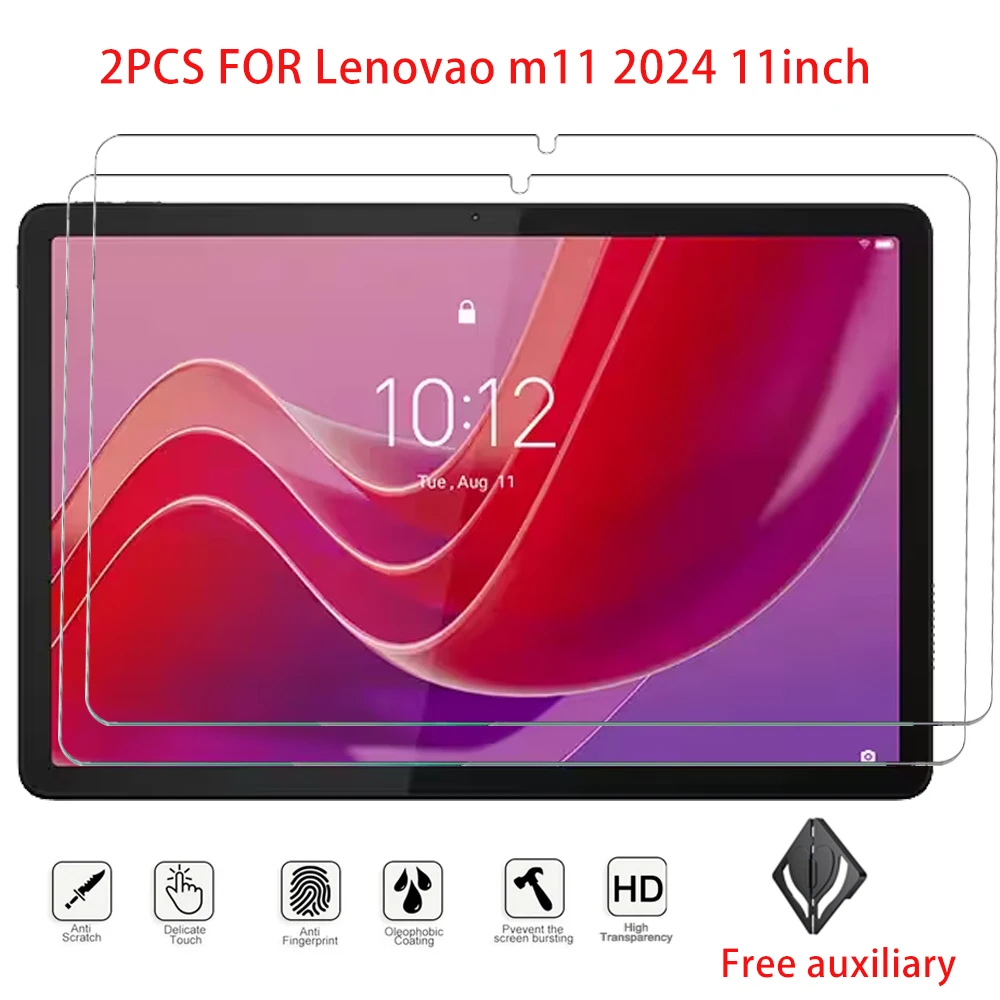 

2PCS Tempered Glass Screen Protector For Lenovo Tab M11 2024 11inch Tablet Lenovo M11 Screen Protector Film
