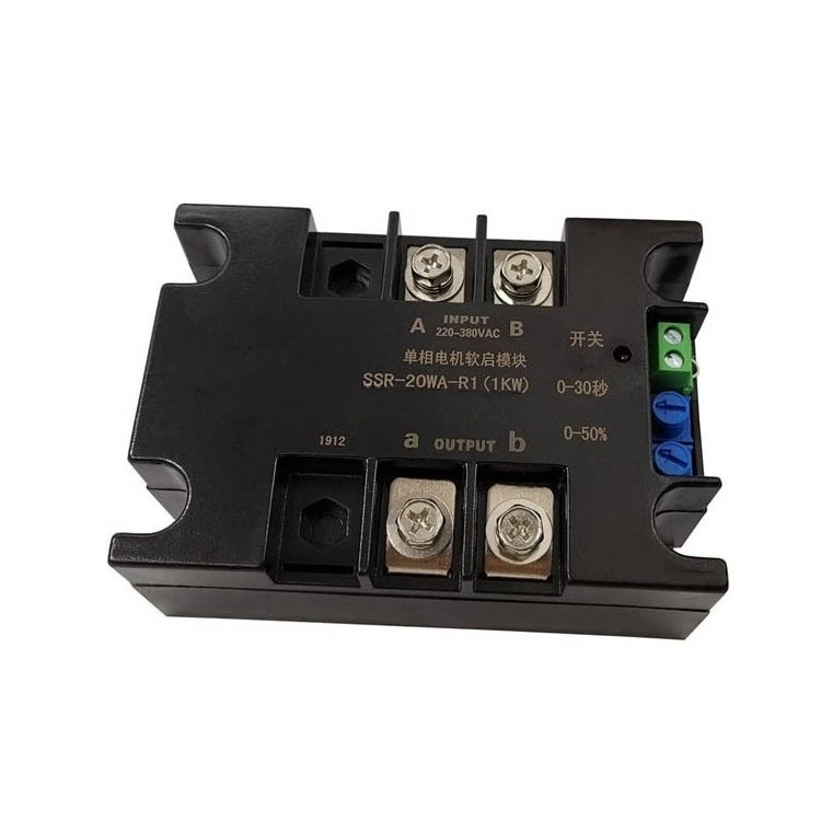 Single-phase motor soft starter module Solid state