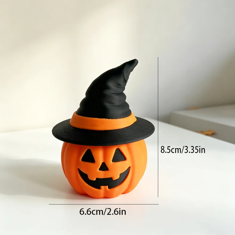 3d Printed Pumpkin Witch Hat Storage Box, Decoration Storage Box, Miscellaneous Item Storage, Office Decoration Storage