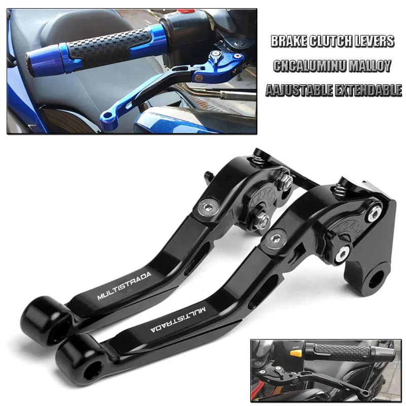 

Для DUCATI MULTISTRADA 1200 1200S 1200GT 2010-2018 2017 2016 2015 2014 аксессуары для мотоциклов алюминиевые короткие рычаги тормозной муфты