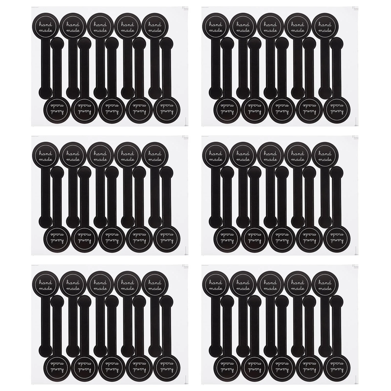 

300 Pieces made Long Labels Strip Sealing Baker Strip Sticker Stickers for Pudding Bottle Baking Box Labels Gift Packaging
