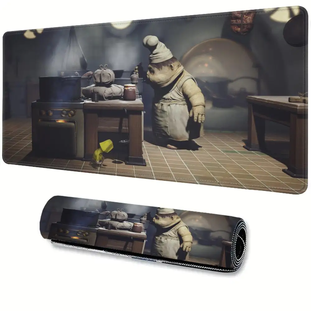 Little Nightmares Game Muismat Groot toetsenbord Bureaumat Gaming Muismat LockEdge Antislipmat
