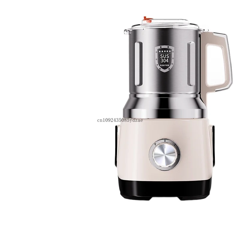 

Wet and dry grinder Household grinder Chinese herbal medicine pulverizer Grain grinder Open lid and power off