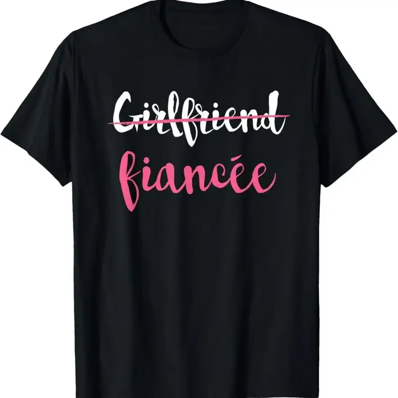 Couple Engagement Just Engaged T Shirt Girlfriend Fiancee