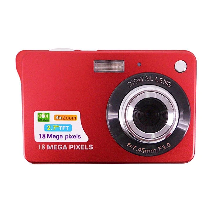 

2.7 inch 18 Megapixel 8X Zoom Digital Camera Card-type Automatic Camera for Children with SD Card Slot Video HD Digital Camera