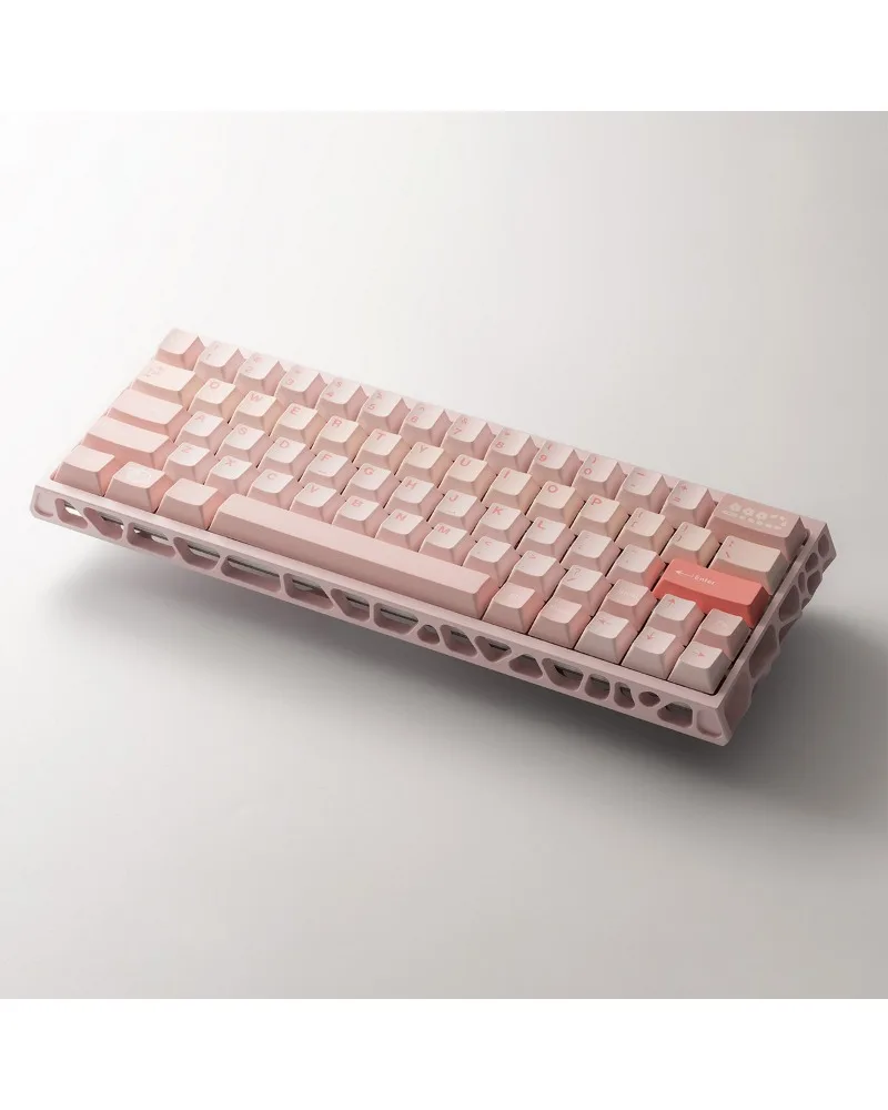 Keycaps are a complete set of minimalist PBT sublimation original factory highly adapted to 61/75/87 and other light powder