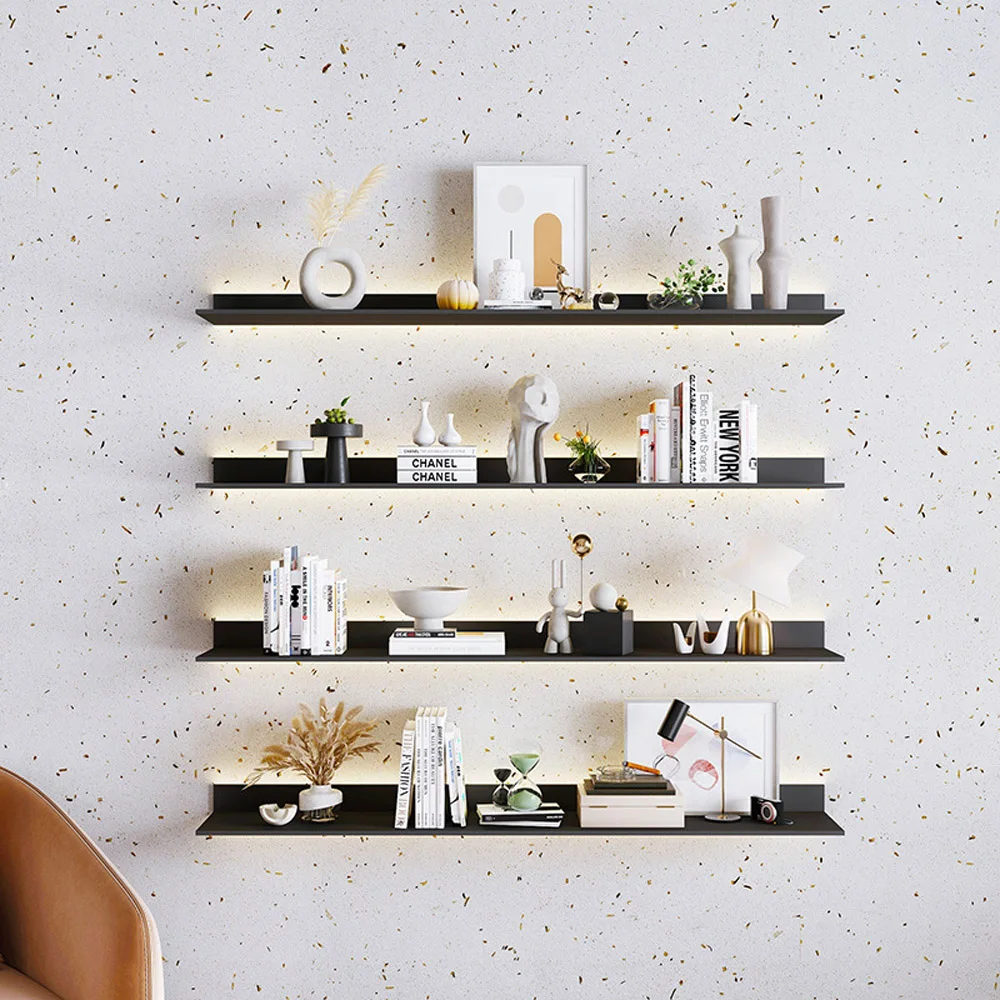 110V-220V Europe and Americ Minimalism Wall Mounted LED Wall Lamp Display Shelf for Living, Kitchen,Study Room，Mall