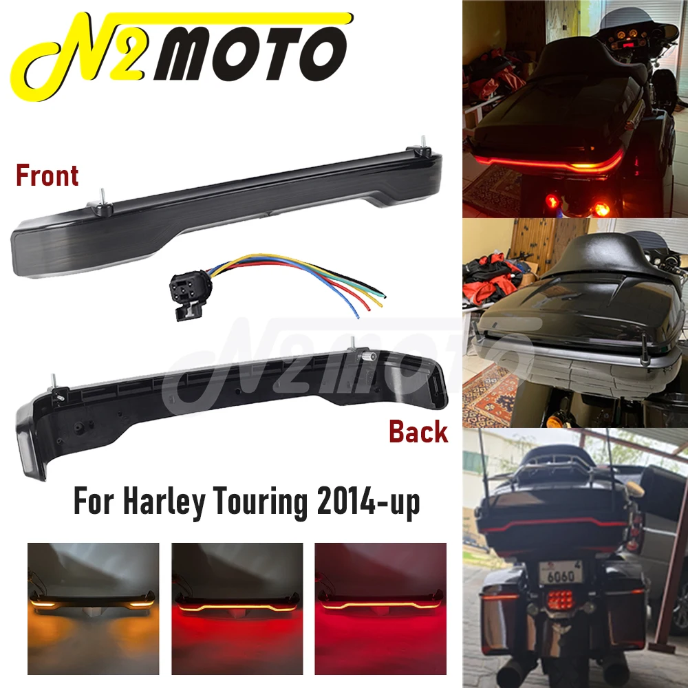 

Tour Pak LED Tail Light Turn Signals Brake Lamp For Harley Touring Electra Glide Ultra Classic FLTRU FLHTK FLHTKL FLHTCUTG 2014+