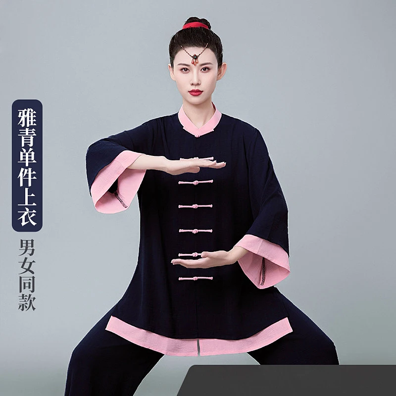 Premium High-End Women's Tai Chi Exercise Two-Piece Set Summer 2026 New Lightweight Polyester Flowy Breathable Chinese Traditio
