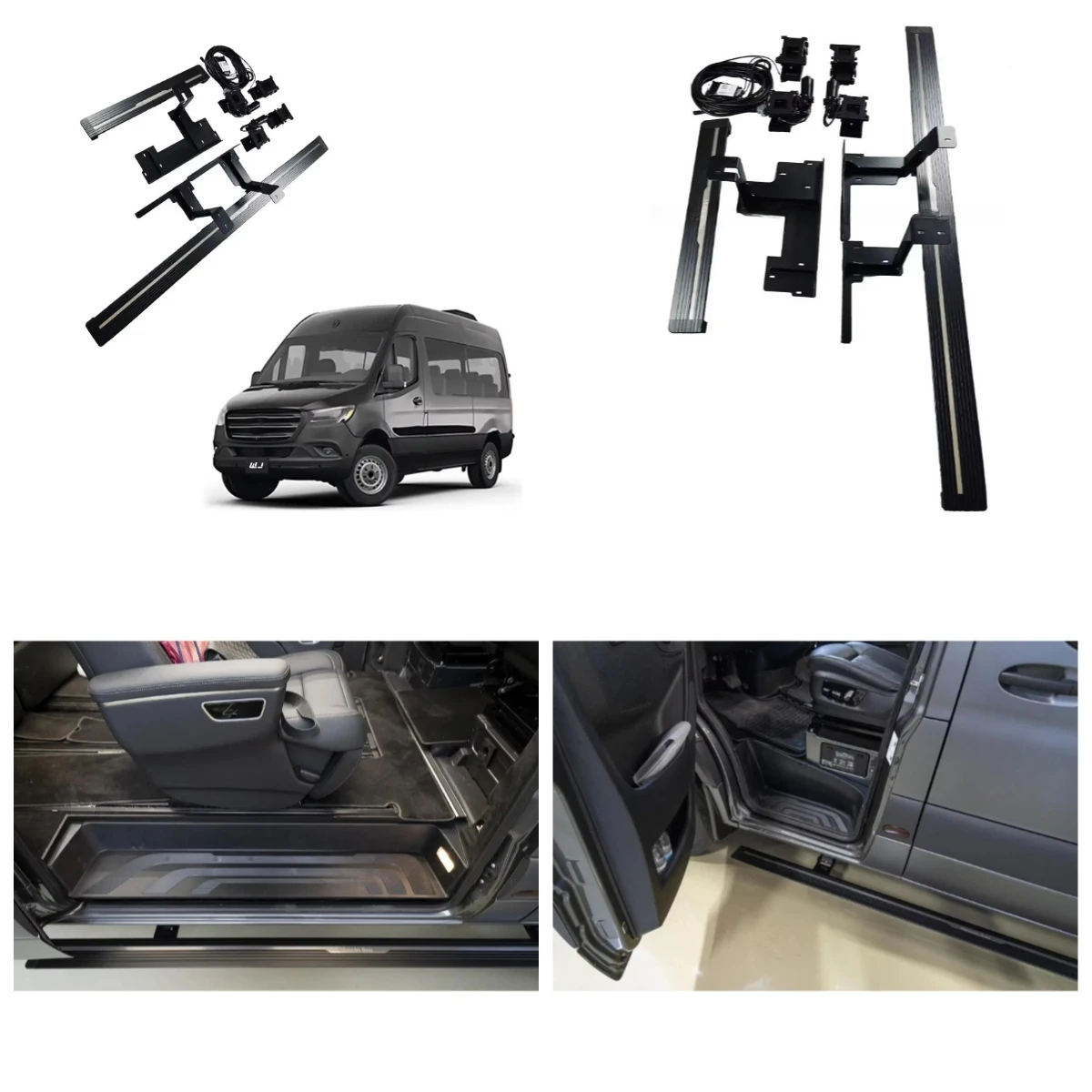 

Stlf Auto Accessories Power Running Board Electric Car Side Step Pedal For 2018+ Sprinter Vnas