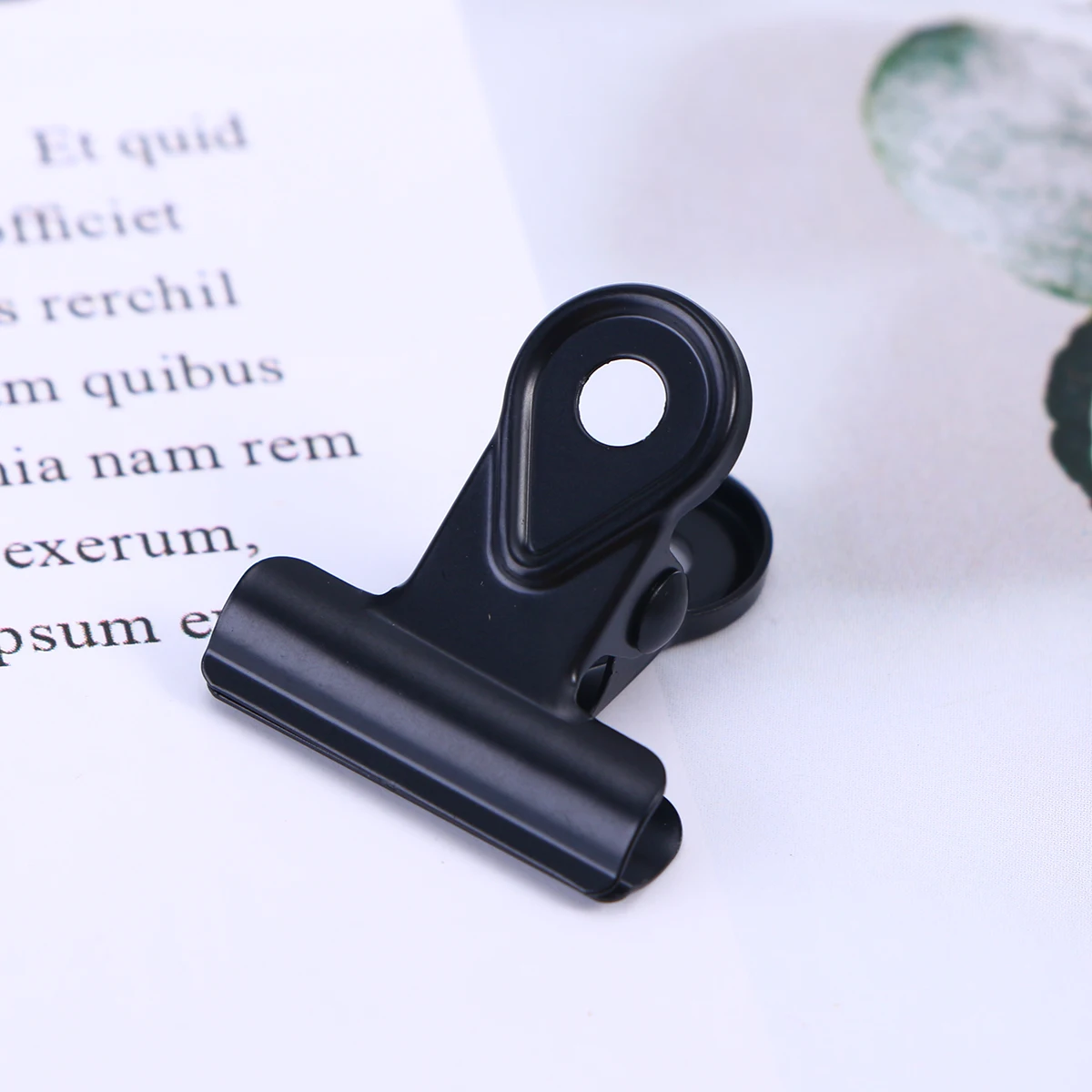 

20pcs Hinge Binder Clips Financial Document Holders Metal Paper Clamps Copper Style 20Mm Black Stainless Steel Wall Mounting