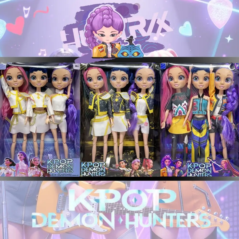 

2026 Hot KPop Devil Hunter Anime Figure Rumi Mira Zoey Action Doll Cute Gift for Kids Birthday