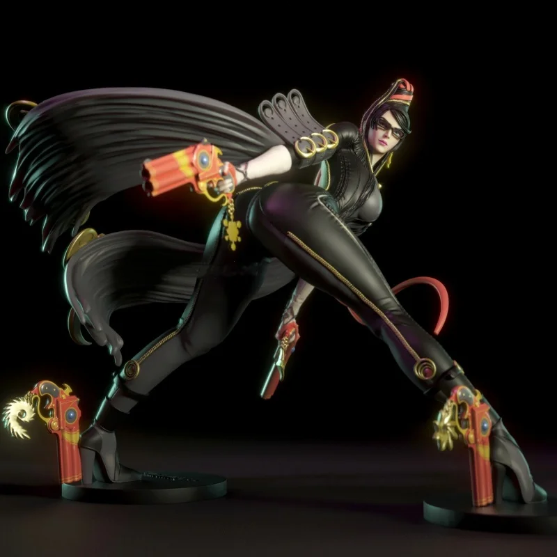 

Bayonetta Full Resin Figure 1/24 Scale 75mm Assemble Miniature Model Kit Unassembled Unpainted Diorama Toys