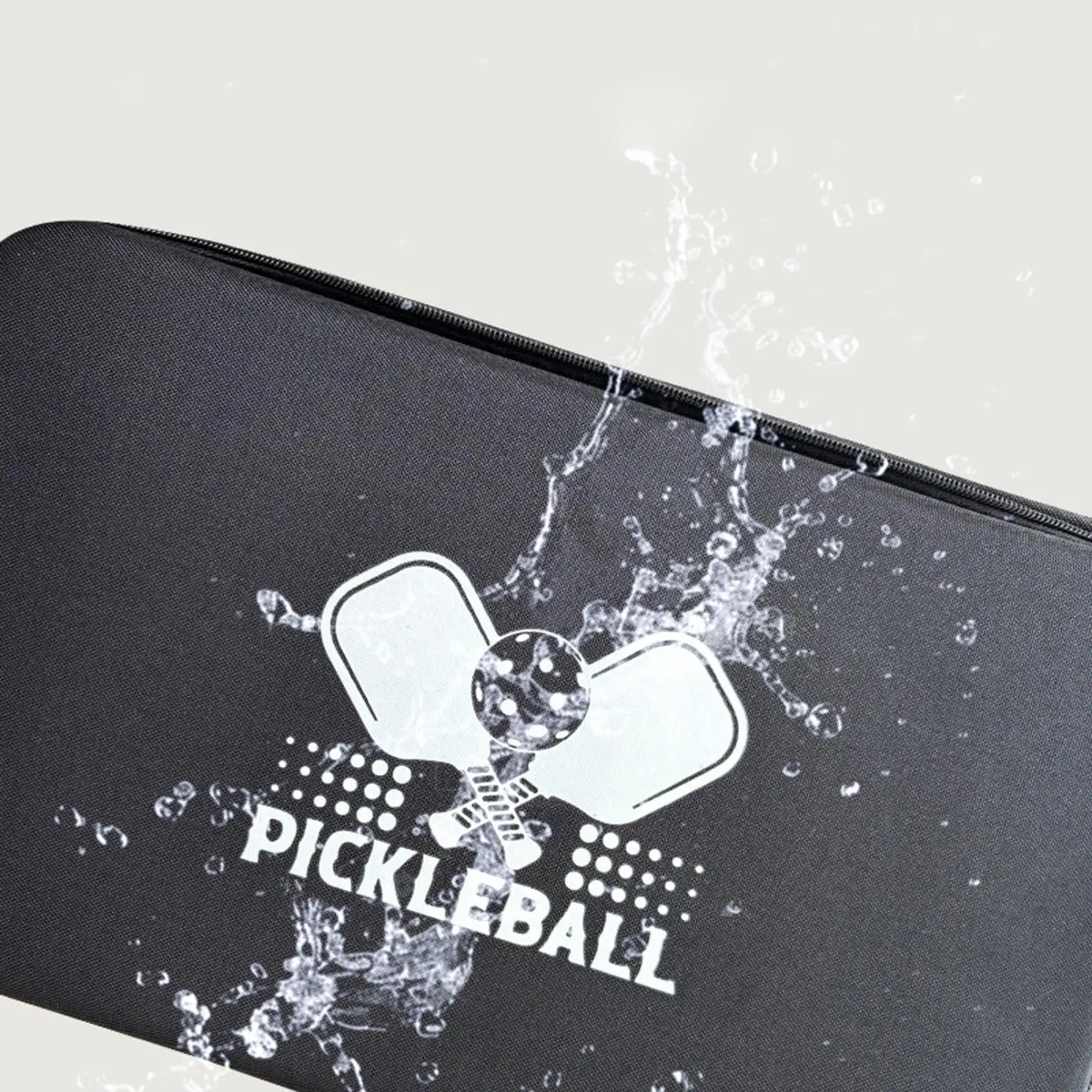 

Водонепроницаемая сумка для ракеток для пиклбола с карманом, на молнии, портативный чехол-держатель для тренировок на открытом воздухе
