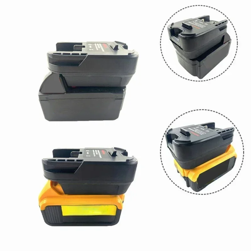 Adaptador de bateria para Dewalt, Milwaukee Li-Ion Bateria Converter para Ridgid/AEG, 18V Ferramenta, furadeira elétrica, fácil de usar, DM18AR
