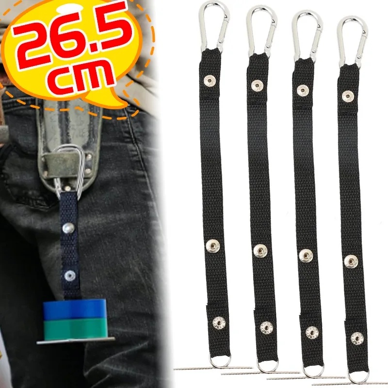 

Hands Free Tape Dispenser Waist Hanger Adjustable Electrical Tape Holder for Electrician Tool Belt Accessory Wear Resistant