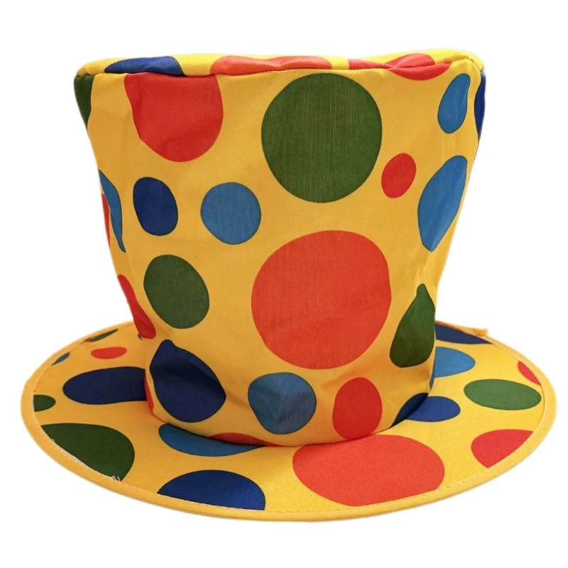 DXAE Adult Party Headwear with White and Yellow Spotted Halloween Hat