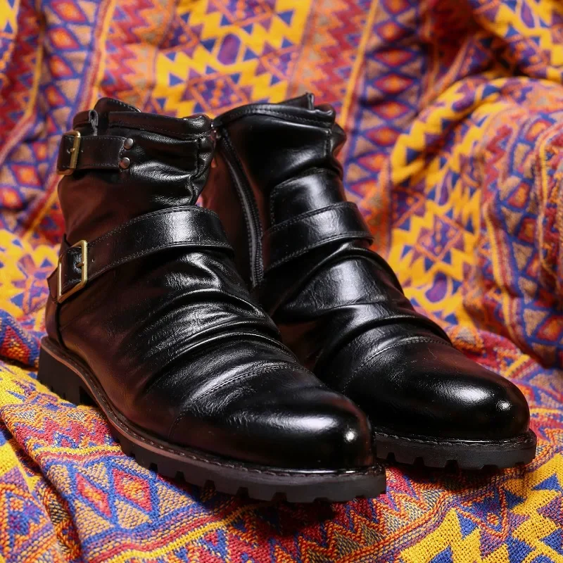 Весенне-осенние мужские ботинки ANKLE Desert Boot 2022, новые модные ботинки челси высокого качества, мужская обувь на молнии желтого цвета