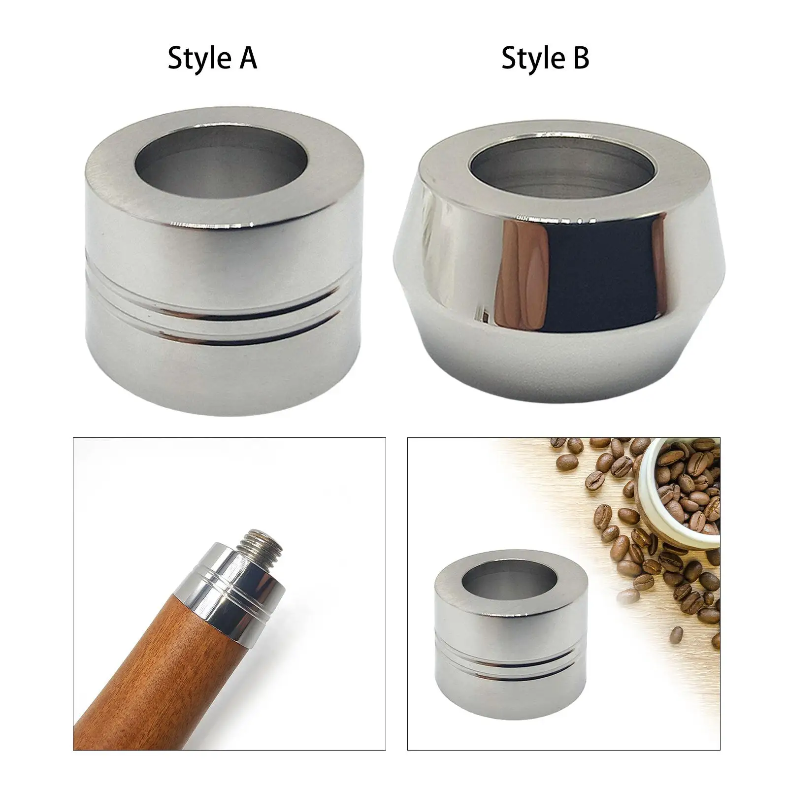 에스프레소 기계용 금속 포타필터 핸들, 22mm 직경