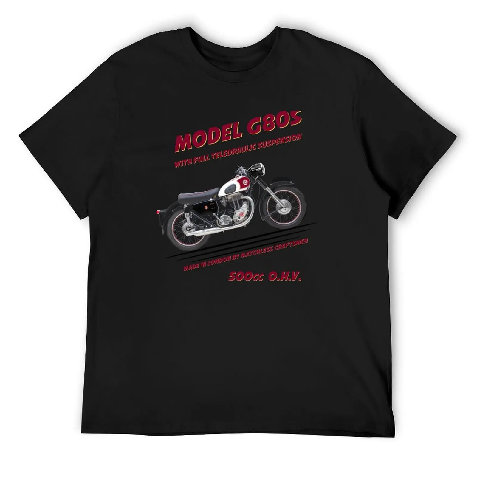 The Matchless G80S T-Shirt graphic t shirts man t shirt vintage clothes plain Short sleeve tee men