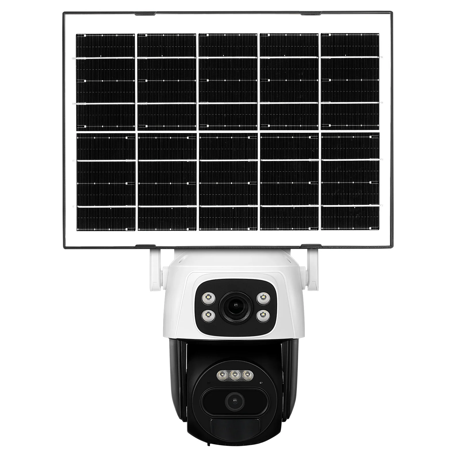 

360 Dual Lens Solar Security Camera Wireless Outdoor Weatherproof Design for Home Apartment Protection Outdoor Camera Wireless