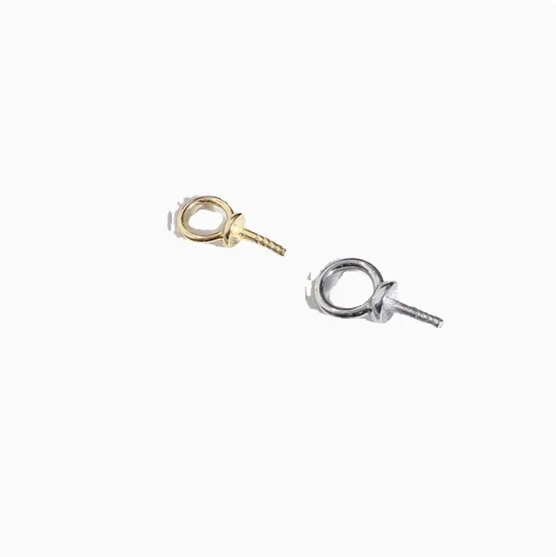 DIY パールアクセサリースターリングシルバーシンプルな小さなペンダントネックレスペンダント空のサポートファッション翡翠ペンダントアクセサリー女性