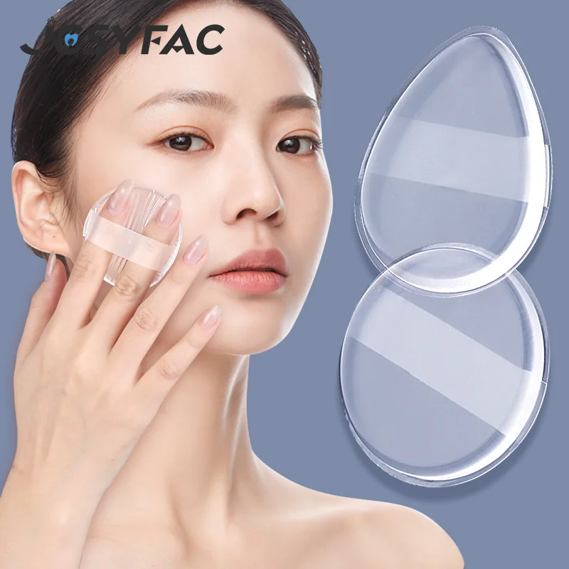 1 قطعة مسحوق جل السيليكون الشفاف نفخة الإسفنج الوجه إخفاء مستحضرات التجميل نفخة اكسسوارات لكريم الأساس BB لا مسحوق