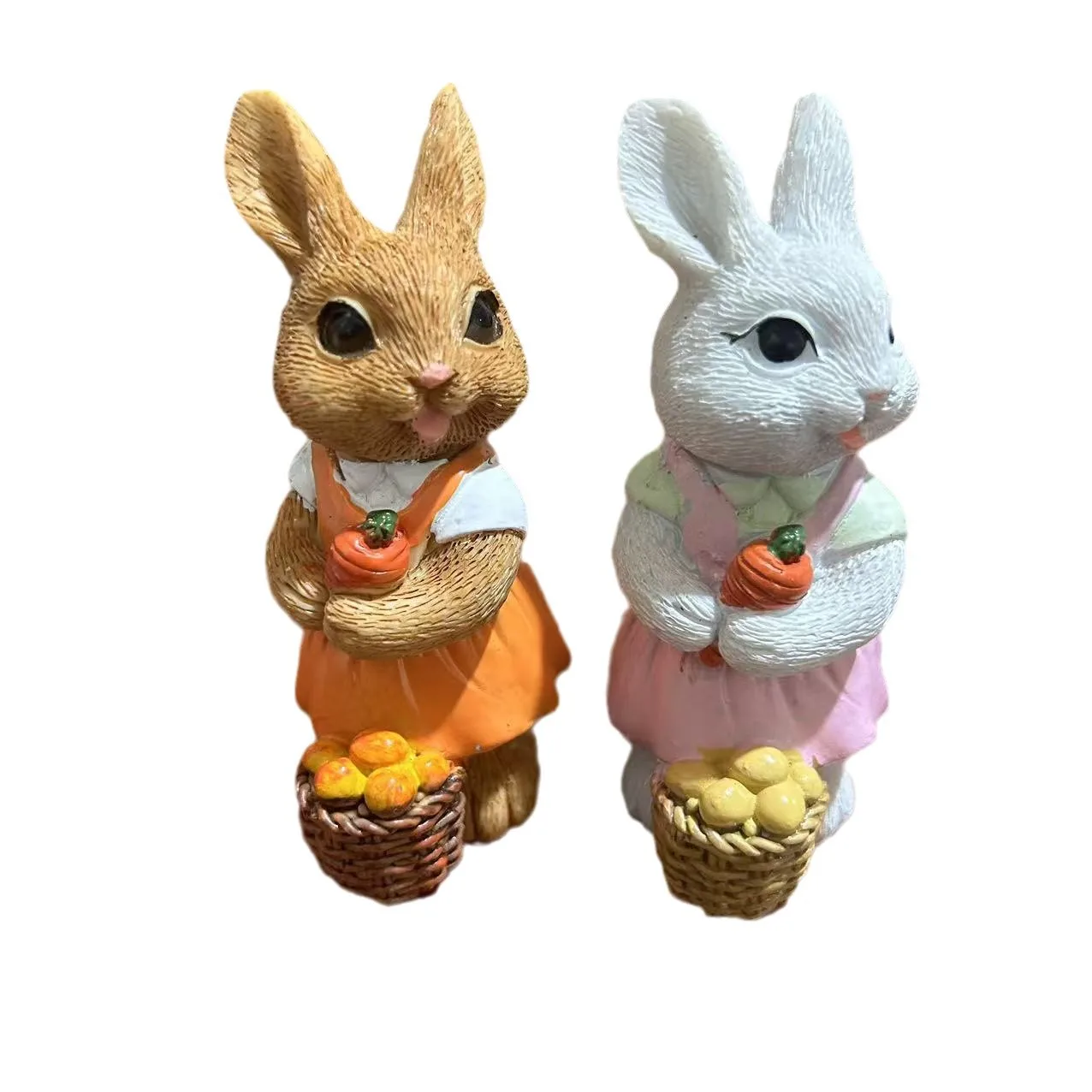 Easter bunny resin crafts ornaments outdoor garden garden bonsai cute decorations