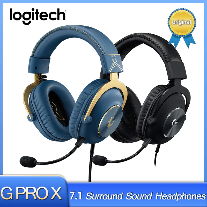 Logitech G PRO X Gaming Headset with microphone professional game noise reduction 7.1 For PC PS5 PS4 League of Legends Edition