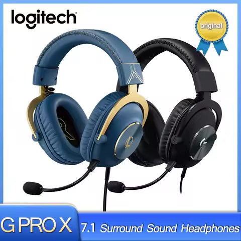 Logitech G PRO X Gaming Headset with microphone professional game noise reduction 7.1 For PC PS5 PS4 League of Legends Edition
