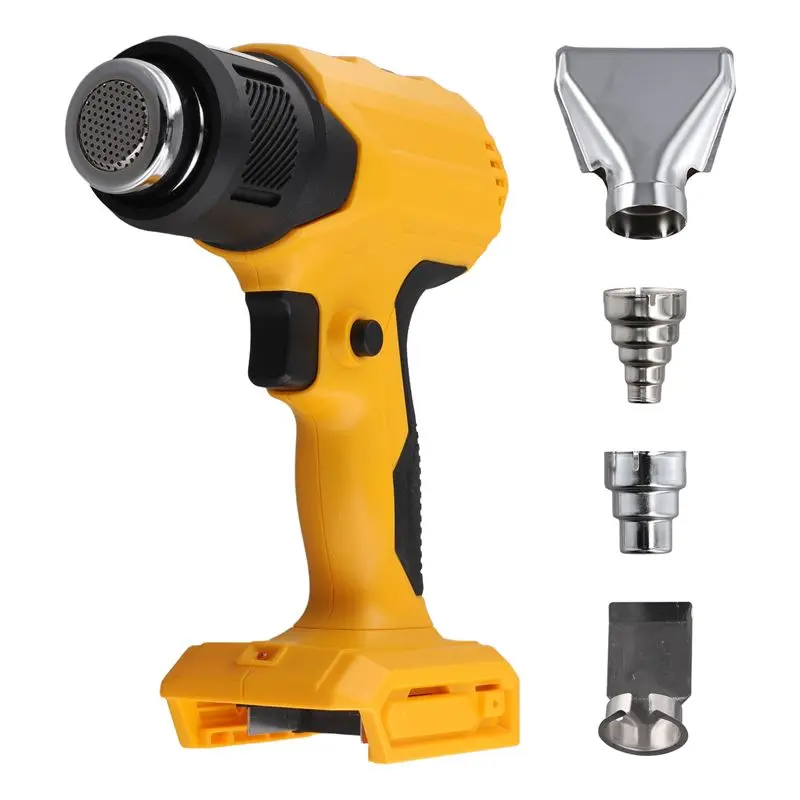 B62B-Heat Gun For 20V Battery Cordless Adjustable Temperature Portable Battery Heat Shrink Gun