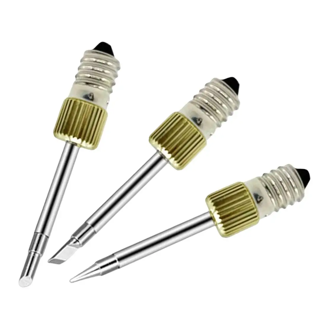 3Pcs Portable E10 Interface Soldering Iron Tips Welding Tips USB Soldering-Tip Set