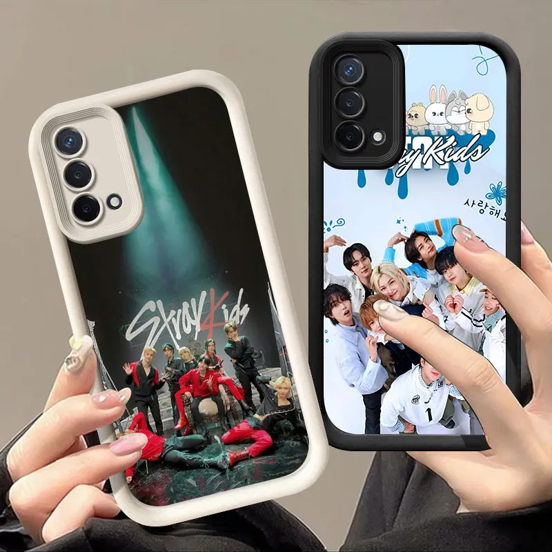 Kpop Stray Kids Phone Case For OPPO Realme C55 C63 C65 C67 Reno 10 11 12 13 Pro Plus A16 A17 A58 A74 A78 A98