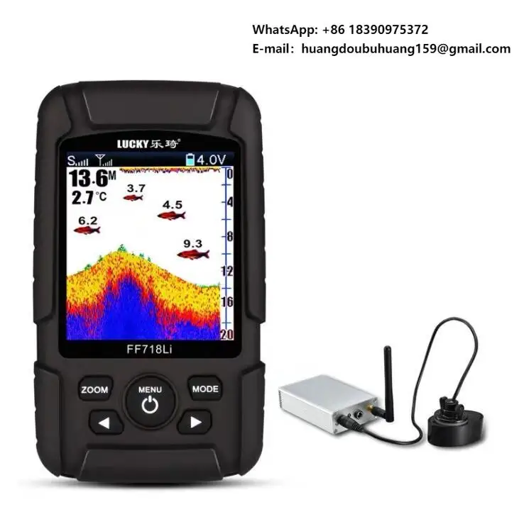 

Надежный беспроводной эхолокационный датчик-искатель для прикормочного кораблика