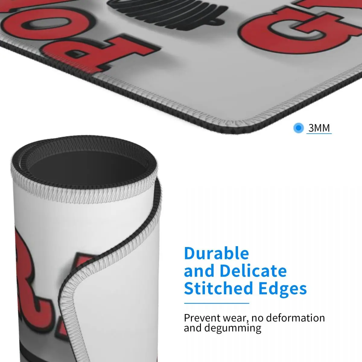 Powerhouse-alfombrilla de ratón con motivación para gimnasio, teclado de ordenador, alfombrilla para ratón, alfombrilla de escritorio para PC, alfombrillas para mesa de oficina