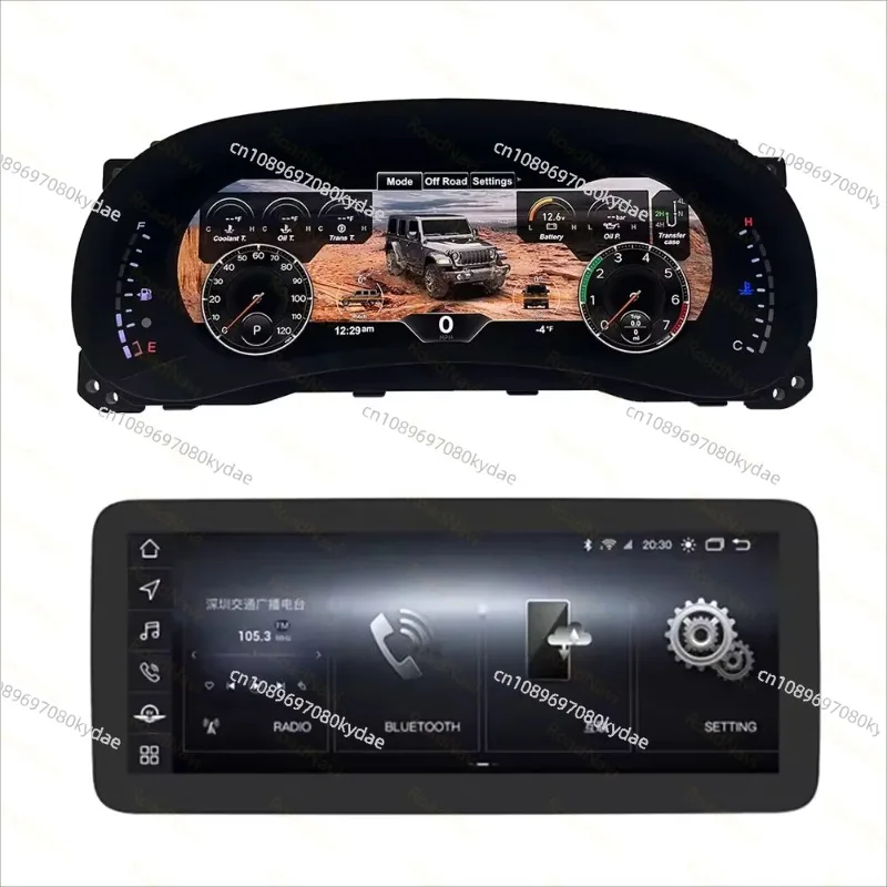 Android Car Radio Auto Speedometer Instrument Dashboard Jeep Wrangler 3 JK 2011-2018