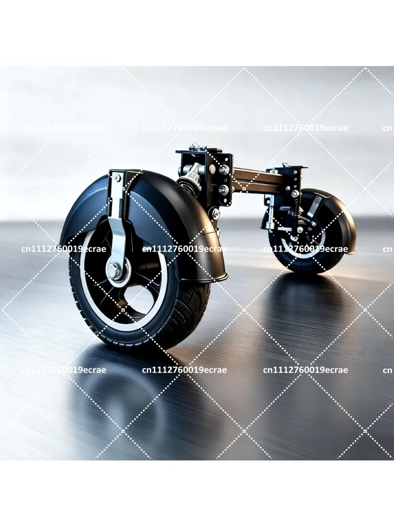 Foldable Electric Bicycle Training Wheels, Anti Slip Anti Fall Balance Stabilizer Wheels for Beginner Riders