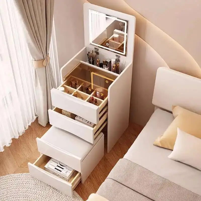 

Comfortable Storage Bedside Table Dresser Drawers Modern Bedroom Bedside Table File Mobiles Mesita De Noches Furniture for Room