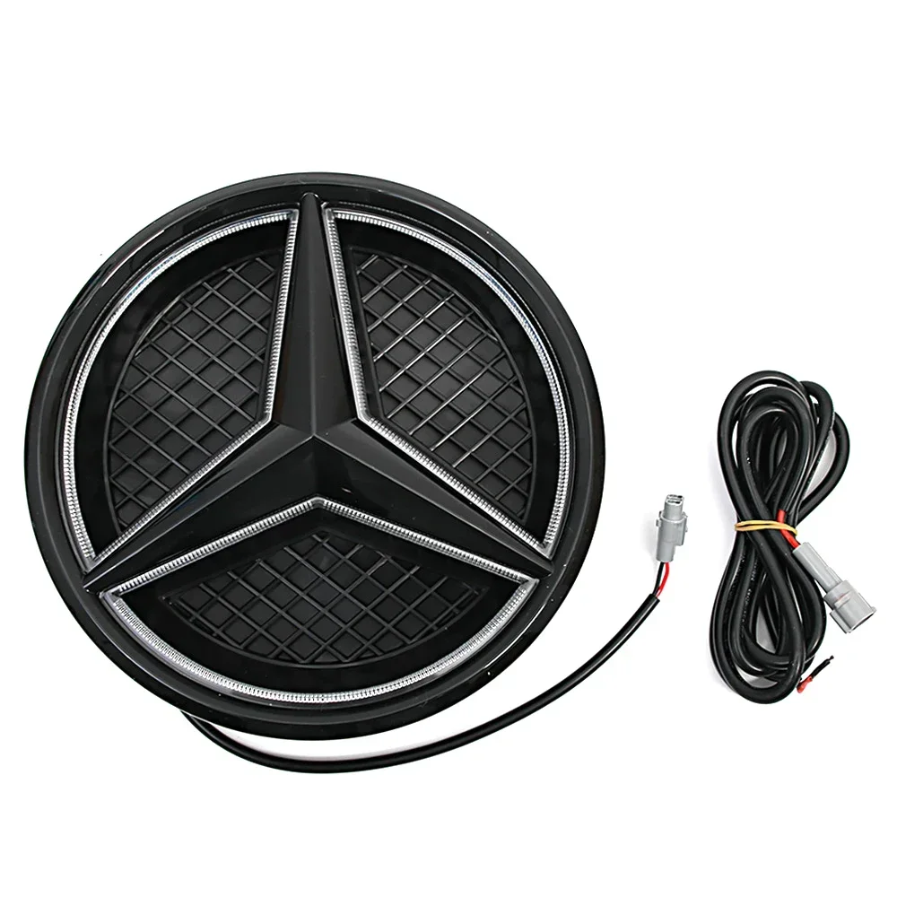 

Car Front Grilled Star Emblem LED Illuminated Logo for Mercedes Benz W166 X205 GLS350 400 500 550 AMG/GLS63 White Blue Red Ligh