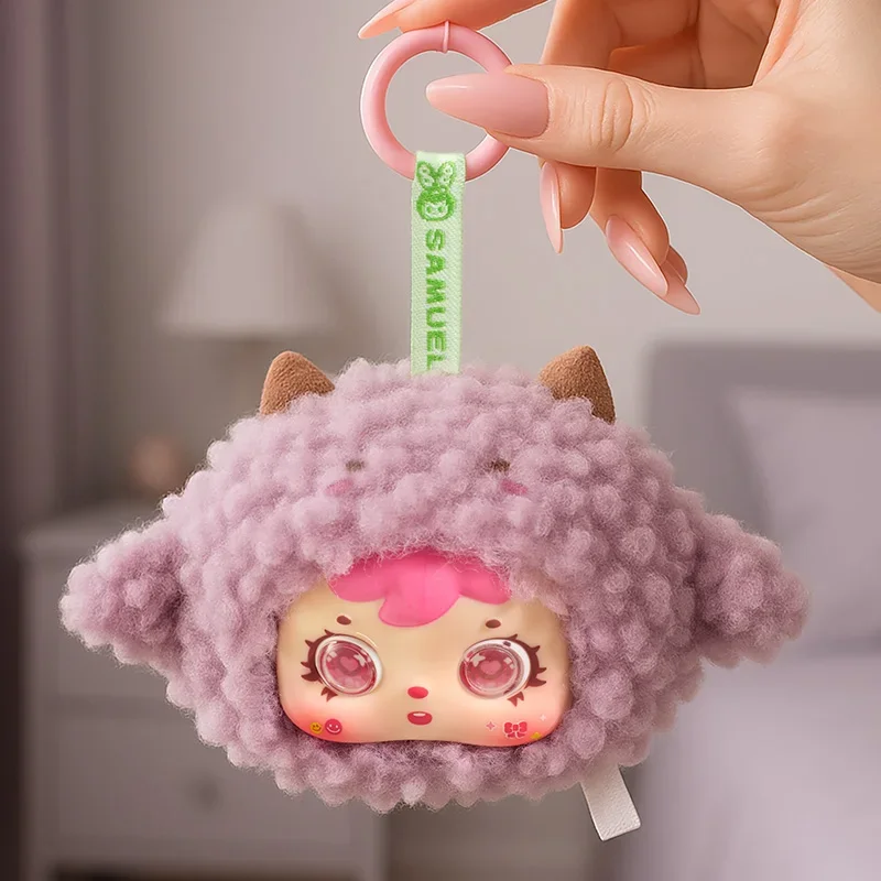 حقيقي صموئيل V2 صندوق صغير صغير الحيوان أعمى Kawaii دمية ظهره قلادة المفاتيح العصرية اللعب حلية صندوق غامض هدايا ممتعة