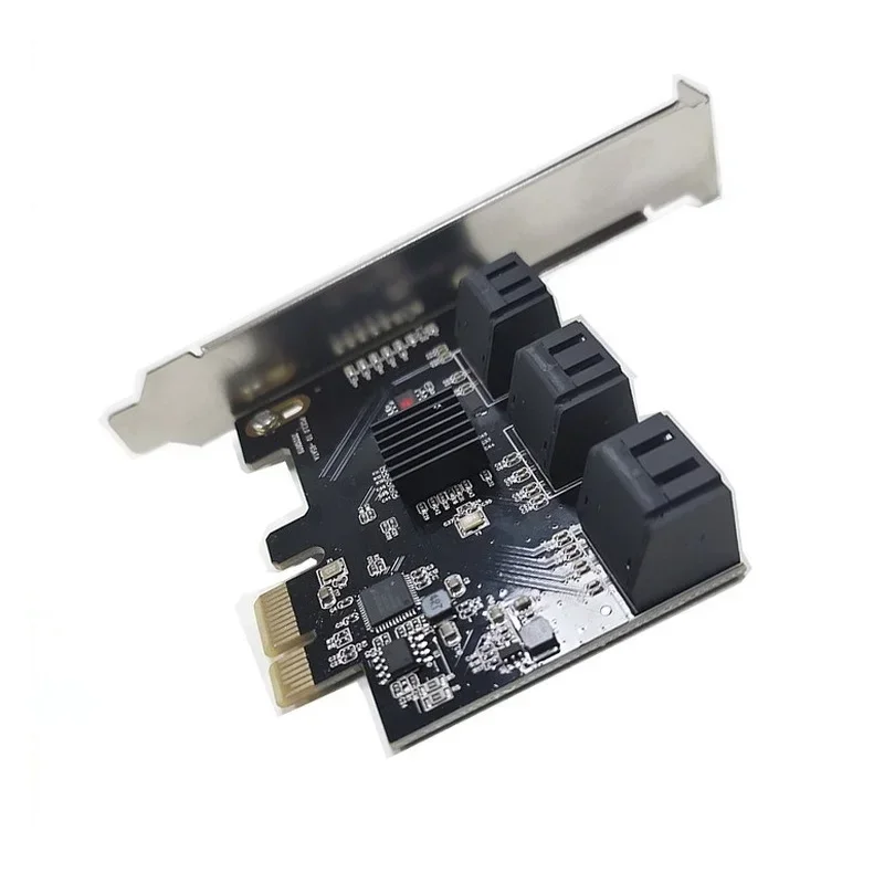 

6-портовая карта расширения SATA PCI-E Transfer SATA3.0 6-портовая карта передачи 6G Расширение Pcie к SATA